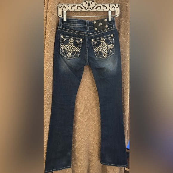 Miss Me Dark Blue Boot Cut Jeans - Picture 6 of 13